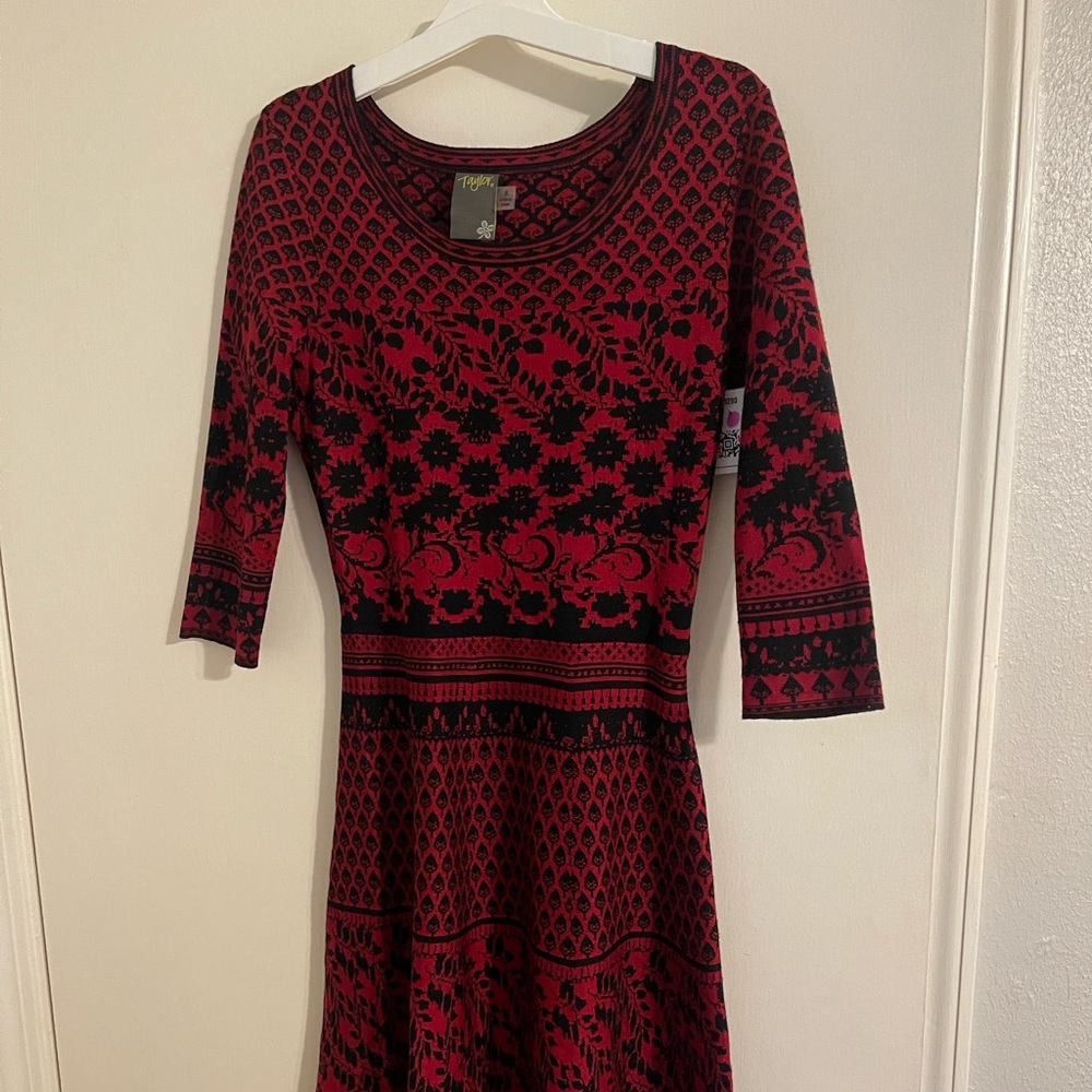 Red and black dress. Never worn!